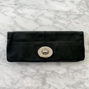 COACH leather clutch